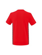Erima Leisure T-shirt Essential Team - soft cotton blend, classic cut - red/grey Men